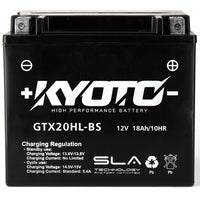 Kyoto Gtx20hl-bs Motorradbatterie - SLA AGM