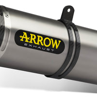 Race-Tech Dark Aluminium Auspuffschalldämpfer Honda CBR 500 R CB 500 2016-2018 - ARROW