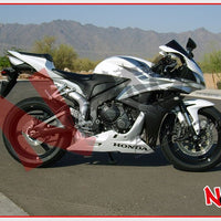 Kit Carena ABS - Honda CBR 600RR 2007/2008 - Grafica White/Silver OEM