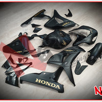 Kit Carena ABS - Honda CBR 1000RR 2006/2007 - Grafica Nero Opaco/Oro