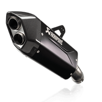Terminale di scarico BMW R 1300 GS 2023-25 Slip-On Line (Titanium - Black) S-B13SO4-HJGTBL