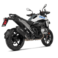 Terminale di scarico BMW R 1300 GS 2023-25 Slip-On Line (Titanium - Black) S-B13SO4-HJGTBL