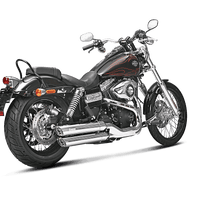 HD DYNA FXDF Fat Bob 2008-16 Slip-On Line Auspuffanlage (Chrom) S-HDDYSO4-HC