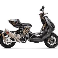 Italjet Dragster 125/200 2021-23 Slip-On Line Auspuff (Titan) S-IT125SO2-APT