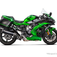 Kawasaki Ninja H2 SX 2018-20 Slip-On Line Exhaust Muffler (Titanium) S-K10SO21-HRAAB