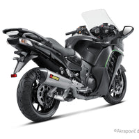 Kawasaki 1400 GTR/Concours 14 2008-17 Slip-On Line Exhaust (Titanium) S-K14SO5-HZAAT