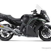 Kawasaki 1400 GTR/Concours 14 2008-17 Slip-On Line Exhaust (Titanium) S-K14SO5-HZAAT