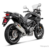 Komplette Auspuffanlage für Suzuki V-STROM 650 2017-24 Racing Line (Titan) S-S6R9-WT