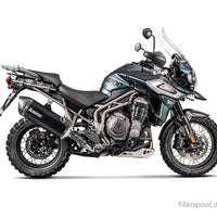 Triumph Tiger 1200 XR/XRX/XRT/XCX/XCA 2018-20 Slip-On Line Exhaust (Titanium) S-T12SO1-HAFTBL