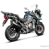 Triumph Tiger 1200 XR/XRX/XRT/XCX/XCA 2018-20 Slip-On Line Exhaust (Titanium) S-T12SO1-HAFTBL