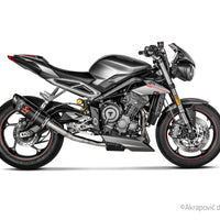 Terminale di scarico Triumph Street Triple 765 S/R/RS 2017-19 Slip-On Line (Carbonio) S-T7SO2-APC