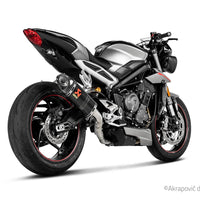 Terminale di scarico Triumph Street Triple 765 S/R/RS 2017-19 Slip-On Line (Carbonio) S-T7SO2-APC