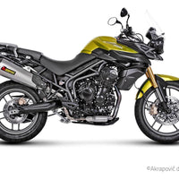 Triumph Tiger 800 XC/XR/XRX/XCX/XRT/XCA 2011-16 Slip-On Line Exhaust (Titanium) S-T800SO1-HZAAT