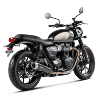 Triumph Street Twin 2016-20 Slip-On Line Auspuff (Titan) S-T9SO2-HCQTBL