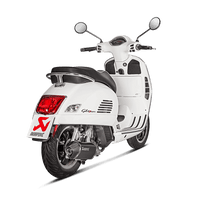 Vespa GTS Super 125/Sport/Tech 2021-24 Slip-On Line (SS) Exhaust Muffler S-VE125SO2-HZBL