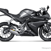 Yamaha YZF-R125 2014-18 / MT-125 2014-19 Racing Line Komplettauspuffanlage (Titan) S-Y125R4-HRT