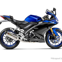 Yamaha YZF-R125/15 MT-125 2019-20 Racing Line Komplettauspuffanlage (Titan) S-Y125R6-HZT