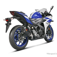Yamaha YZF-R25/-R3 2014-16 Slip-On Line Exhaust Muffler (Carbon) S-Y2SO12-HAPC