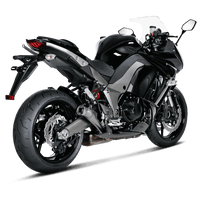 Terminale di scarico Kawasaki Z1000/ SX/Ninja1000 2010-13 Slip-On Line (Titanio) SM-K10SO1T