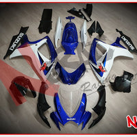 Kit Carena ABS - Suzuki GSX-R 600/750 2006/2007 - Grafica Blu OEM (Vers. 2)