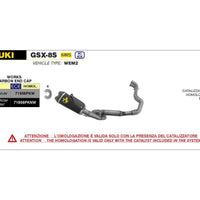 KIT COLLETTORI+TERMINALE WORKS NICHROM DARK CON FONDELLO CARBY SUZUKI GSX-8S '23