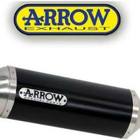Race-Tech Dark Aluminium Auspuffschalldämpfer Honda CBR 500 R CB 500 2016-2018 - ARROW
