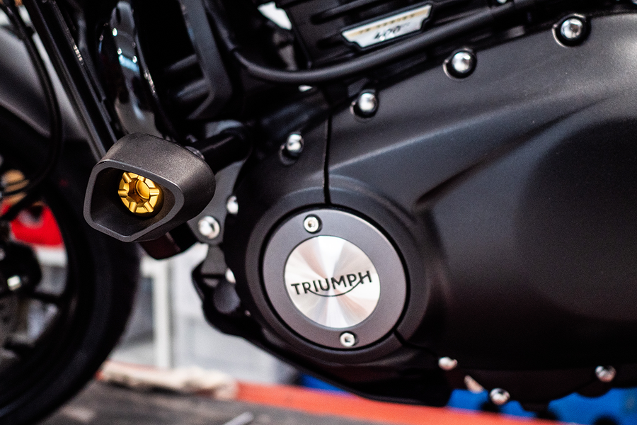 Triumph Speed ​​400/Scrambler 400X '24 Shock Absorber Frame Sliders