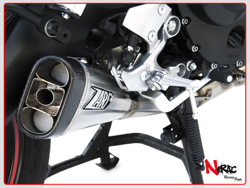 Scarico Completo In Acciaio Inox Black Con Fondello In Carbonio E Db Killer Estraibile - Zard YAMAHA TRACER 900 (2015/2016)
