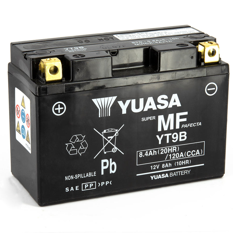 Yuasa Yt9b sla agm motorcycle battery