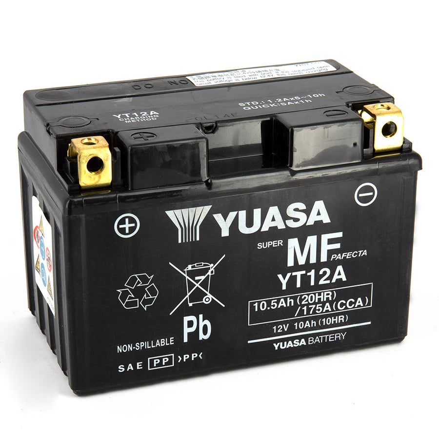 Yuasa YT12A SLA AGM Motorcycle Battery