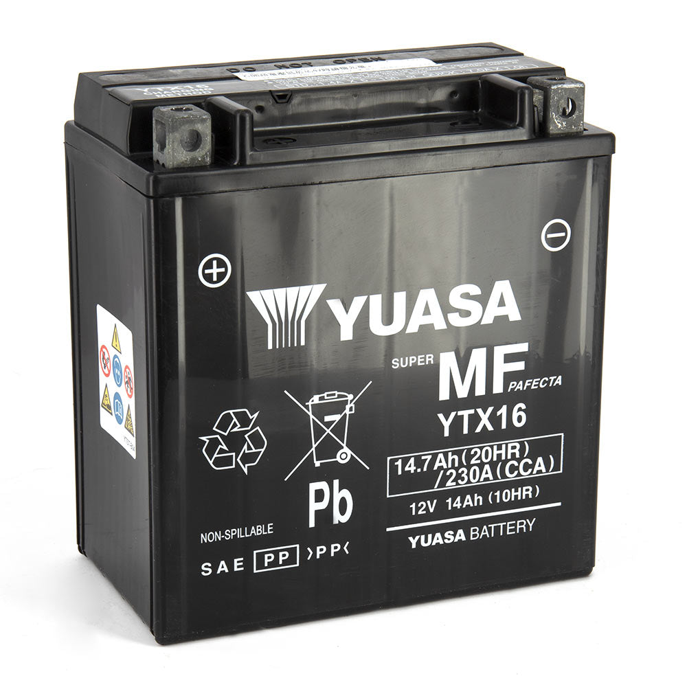 Yuasa YTX16 SLA AGM Motorcycle Battery