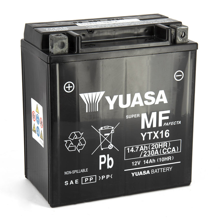 Yuasa YTX16 SLA AGM Motorcycle Battery