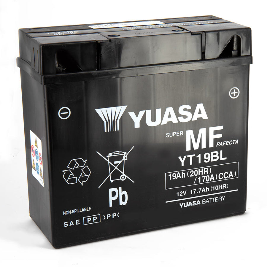 Yuasa Yt19bl SLA AGM Motorcycle Battery