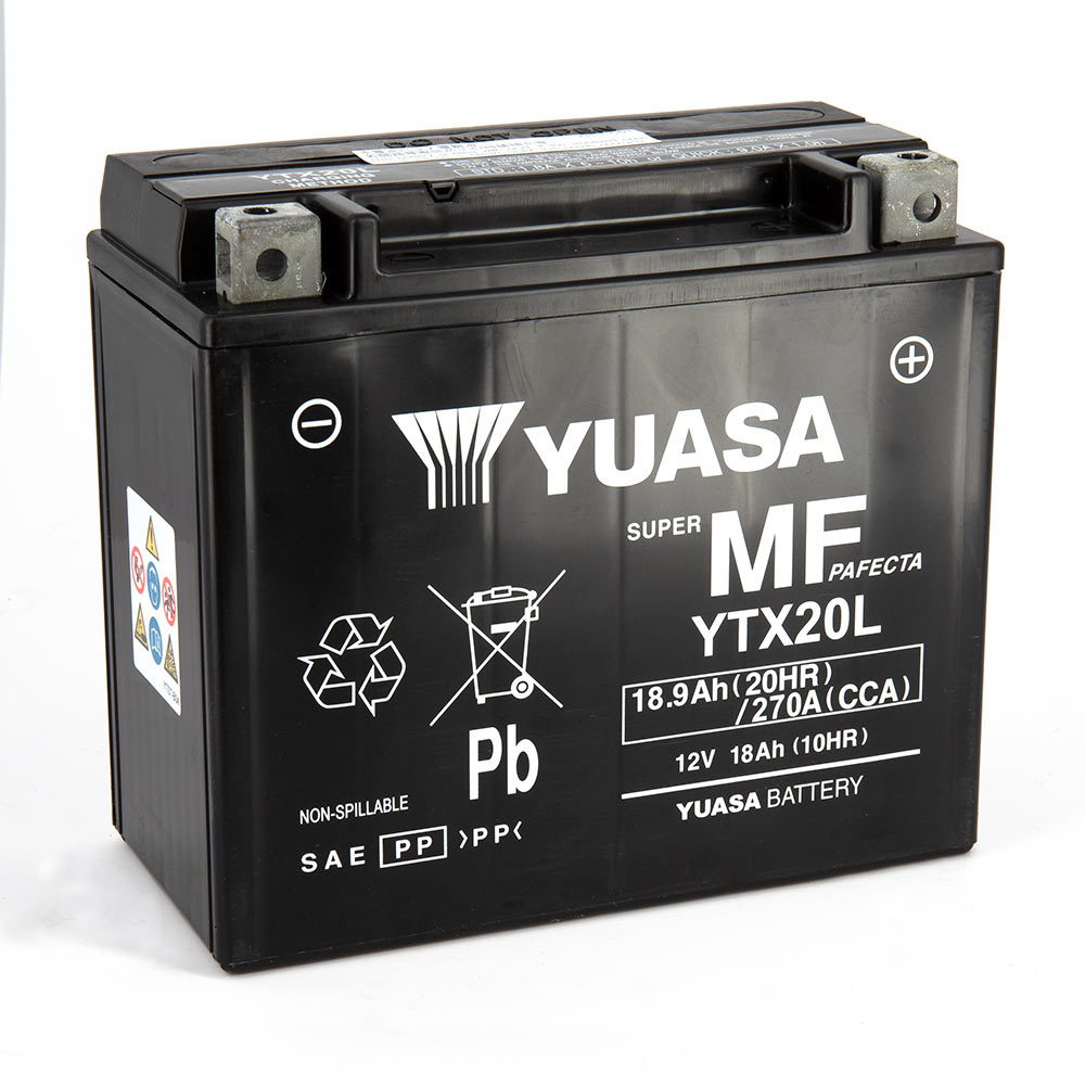 Yuasa YTX20L SLA AGM Motorradbatterie