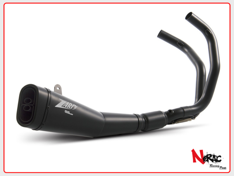 Scarico Completo 2>1 Racing In Acciaio Inox Black Con Db Killer Estraibile - Zard YAMAHA MT07 / XSR 700 (2017/2024)