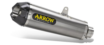 Terminale di scarico Works titanio (Dx+Sx) con raccordi in acciaio inox Ducati Panigale V4 dal 2018-2024 - ARROW