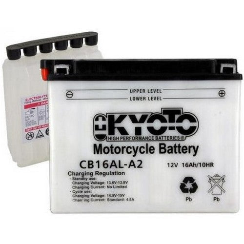 Kyoto Yb16l-b motorcycle battery - X2