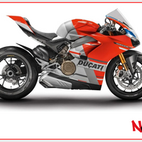 Kit Carena ABS - Ducati Panigale V4 S 2018/2019 - Grafica Corse Opaca - PRONTA CONSEGNA
