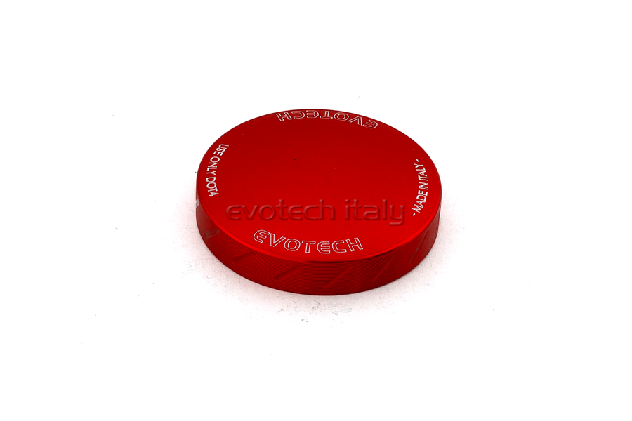 Front brake fluid reservoir cap Cherry Red