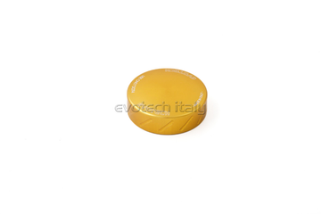 Rear brake/clutch fluid reservoir cap Racing gold