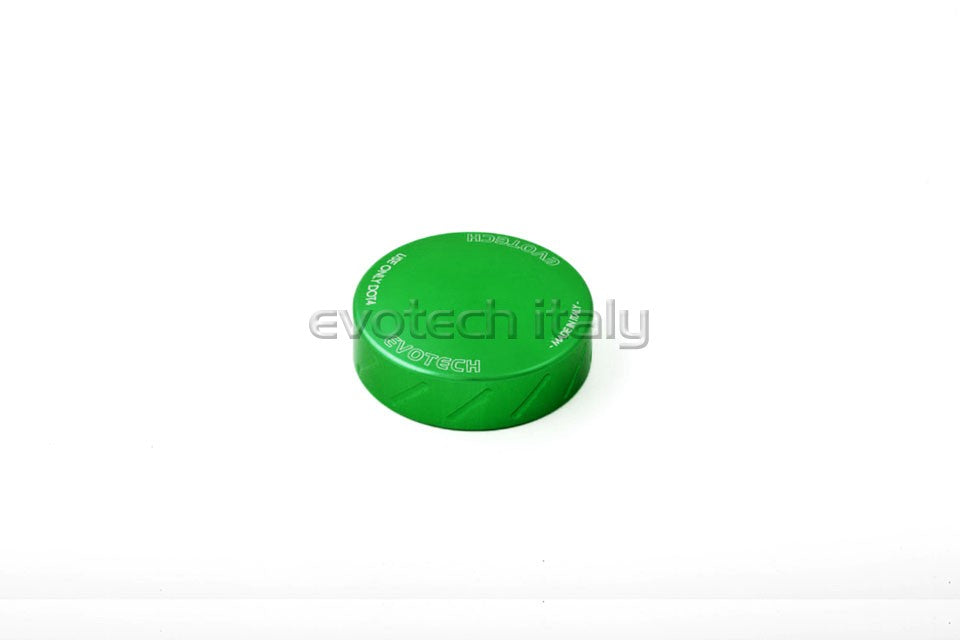 Rear brake/clutch fluid reservoir cap Green