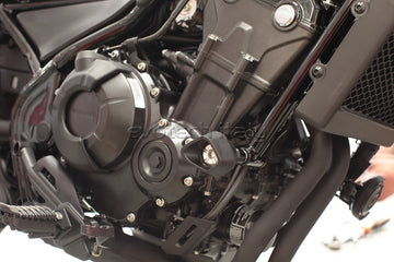 Honda 500 Rebel shock absorber frame sliders