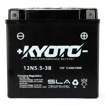 Kyoto 12n5.5-3b SLA motorcycle battery