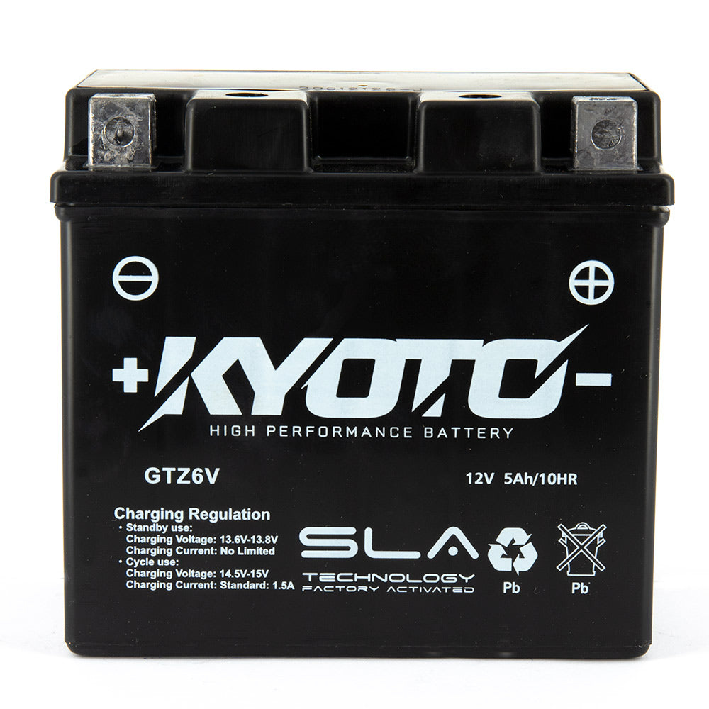 Kyoto Gtz6v Motorcycle Battery - SLA AGM