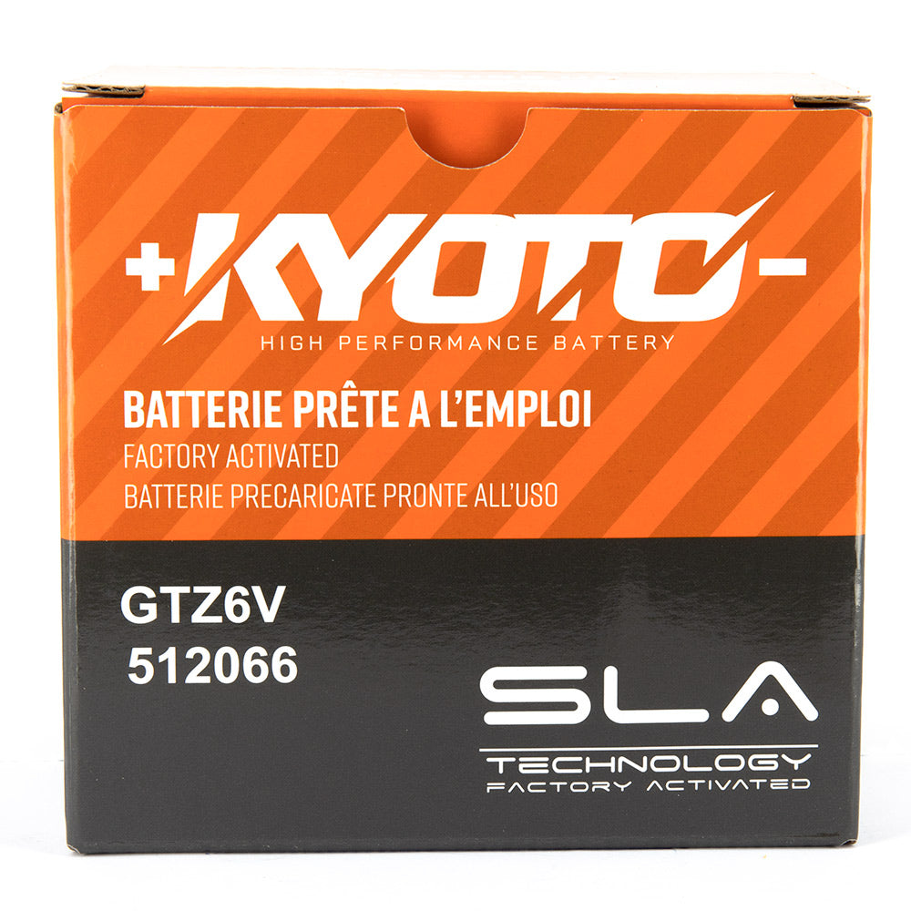 Kyoto Gtz6v Motorcycle Battery - SLA AGM