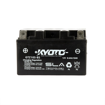 Kyoto Gtz10s-bs motorcycle battery - SLA AGM