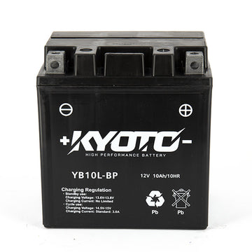 Kyoto Yb10l-bp motorcycle battery - SLA AGM