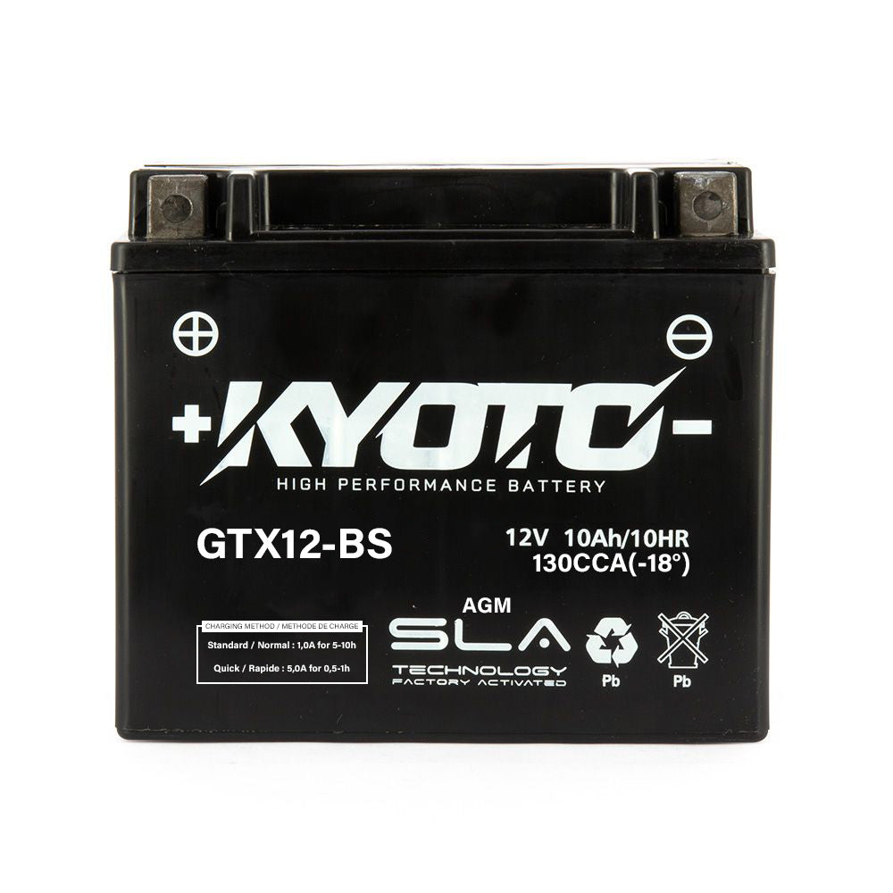 Kyoto Gtx12-bs motorcycle battery - SLA AGM