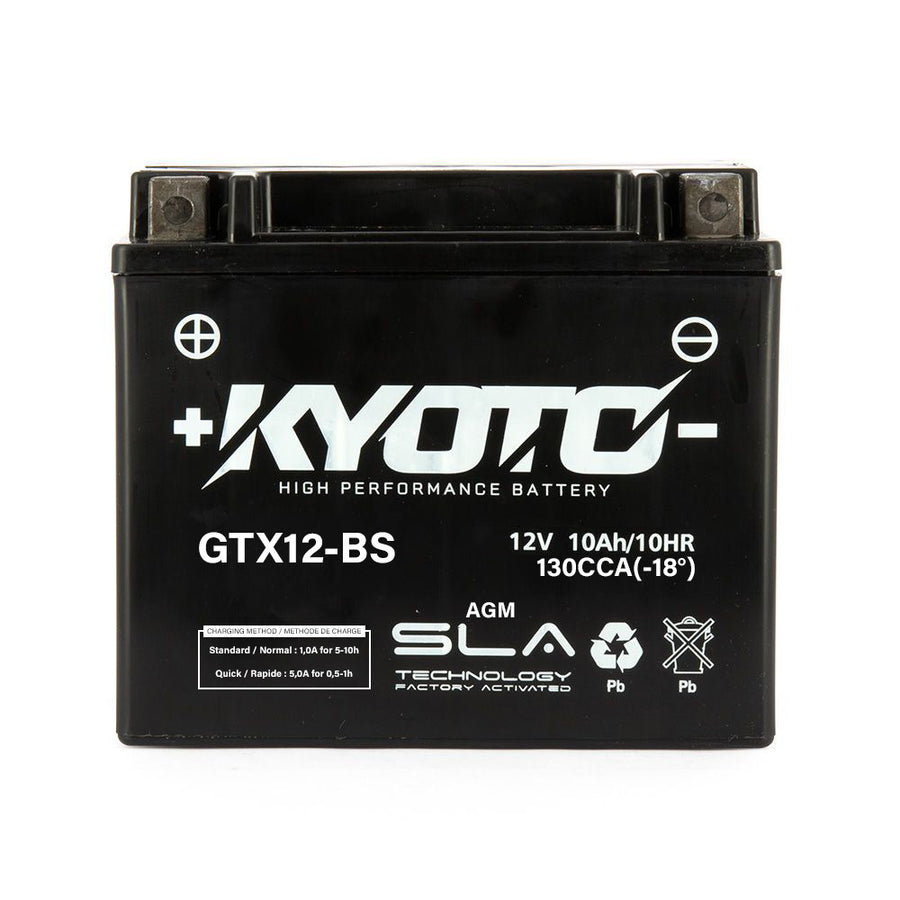 Kyoto Gtx12-bs motorcycle battery - SLA AGM