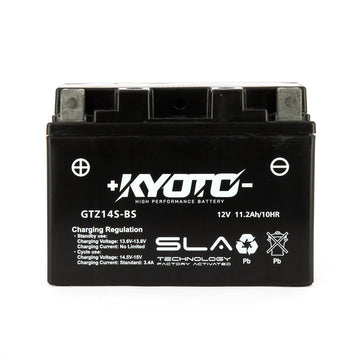 Kyoto Gtz14s-bs motorcycle battery - SLA AGM